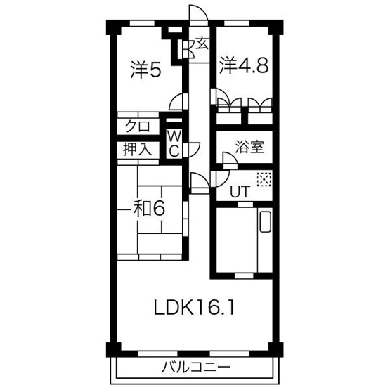 【間取り】 | リアライズ垂水 | ☆神戸市垂水区　リアライズ垂水☆