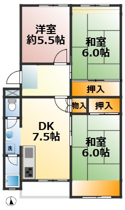 【間取り】 | 星陵台住宅一号棟 | ☆神戸市垂水区　星陵台住宅1号棟☆
