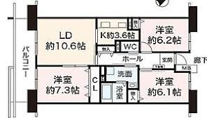 【間取り】 | 県営伊川谷第2高層住宅1号棟 | ☆神戸市西区　県営伊川谷第2高層住宅1号棟☆
