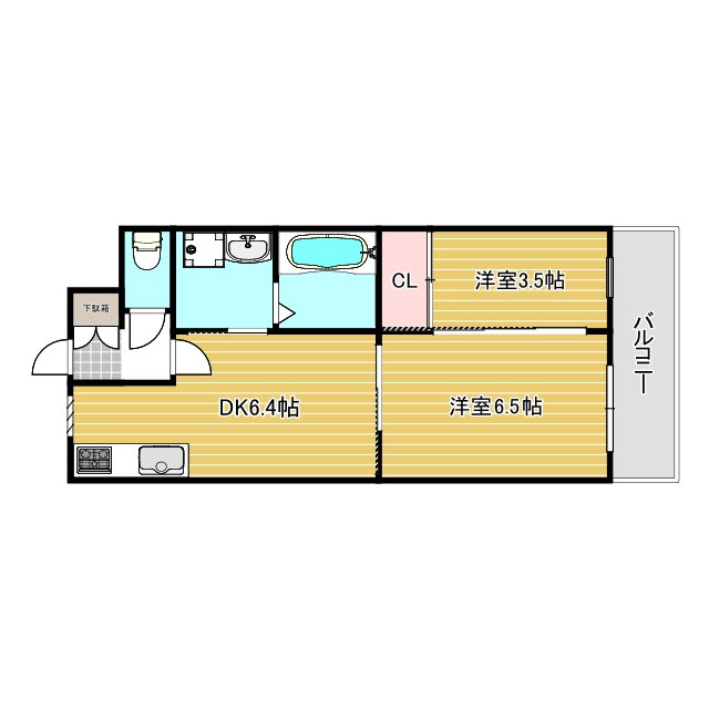 中川マンションの間取り