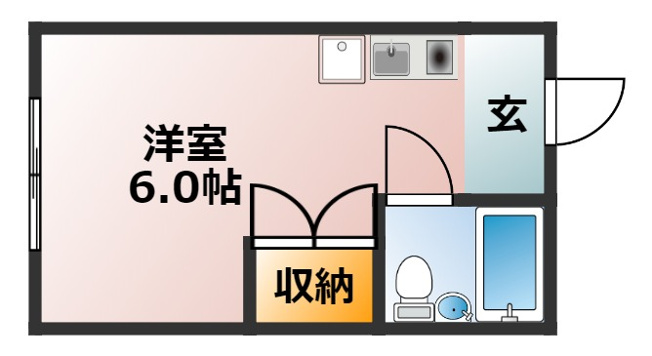 【間取り】 | サニーパレス五色山 | お家賃抑え目☆神戸市垂水区　サニーパレス五色山　賃貸☆