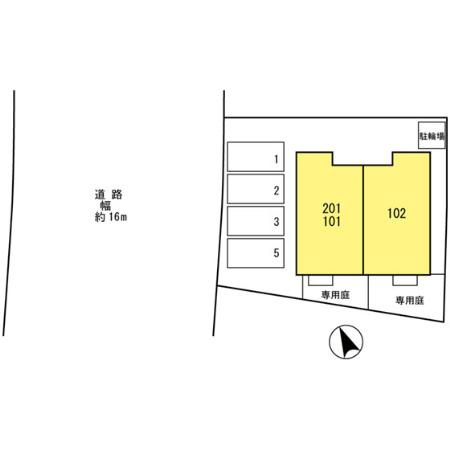 【区画図】 | パークハイム伍番館 | ☆三木市　パークハイム伍番館☆
