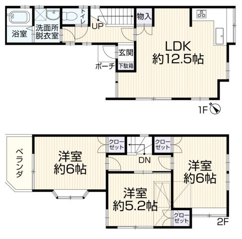 戸塚区名瀬町　中古戸建て　第3の間取り