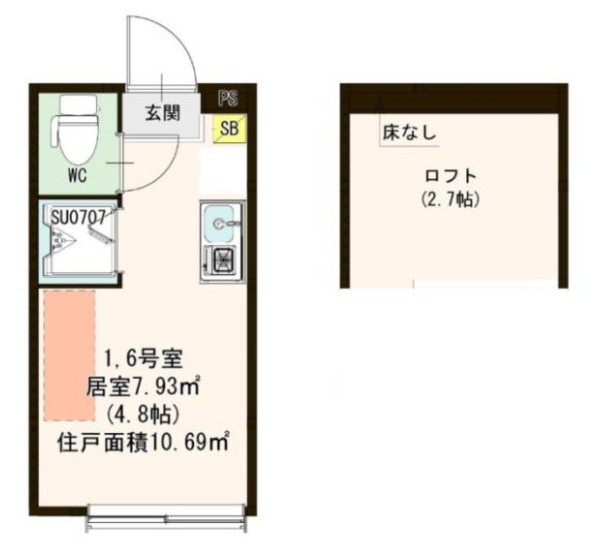 ハーモニーテラス南阿佐ヶ谷Ⅱの間取り