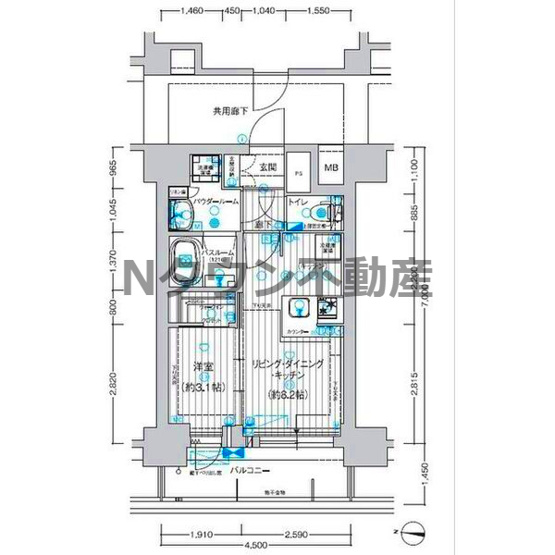【間取り】 | プレサンス　レイズ　鶴舞公園 | 間取りです。