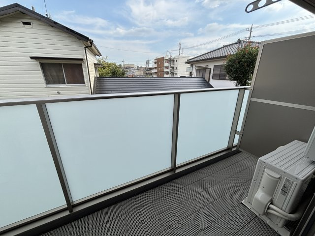 領家プライムコートⅡのバルコニー