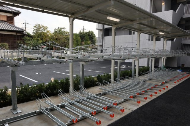 川崎市中原区井田１丁目の賃貸マンションのその他共用部分|敷地内駐輪場♪