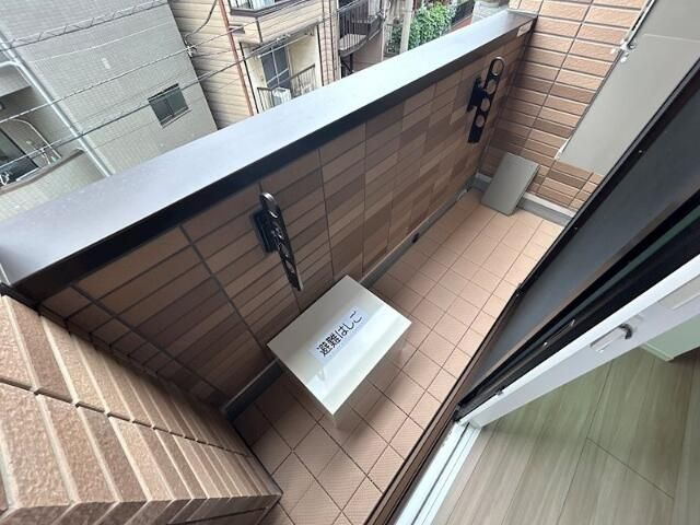 ハピネス　ミノリのバルコニー
