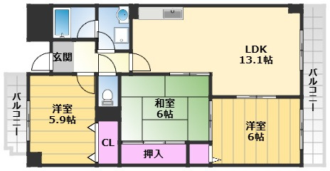 【間取り】 | ハイアットプレイス