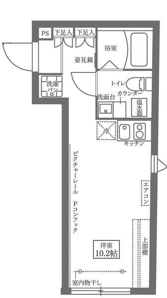 ＣＯＣＯＣＵＢＥ北千住の間取り|間取りです。