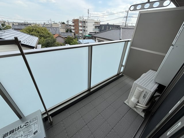 領家プライムコートⅡのバルコニー