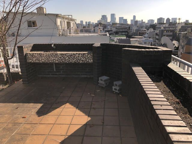 グリーンテラス元代々木の展望|屋上庭園
