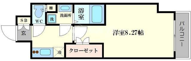ミヤレジデンス新町の間取り