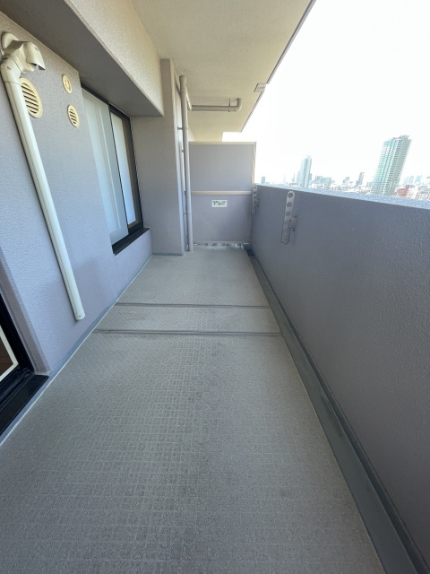 パークハイム神戸熊内町のバルコニー