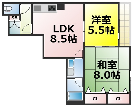 【間取り】 | メゾン・メイプル 仲介手数料無料
