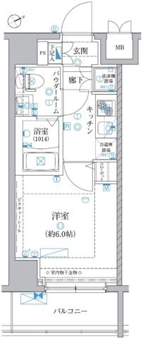 レアライズ川崎の間取り