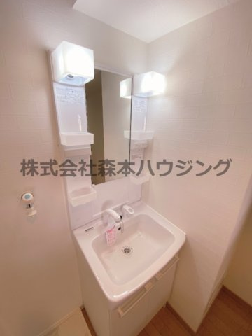 【独立洗面台】 | 　ネクスプロス大和田 | 朝の支度にも助かる、独立の洗髪洗面化粧台