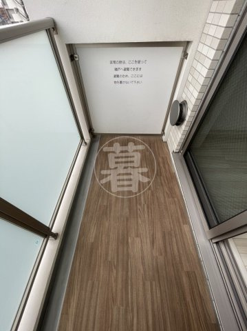 レアライズ川崎のバルコニー