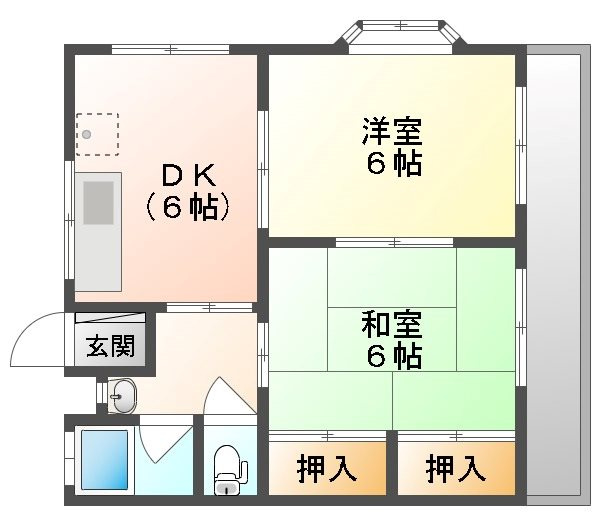 【間取り】 | 三協コーポ