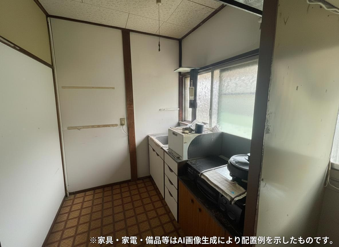 小美玉市堅倉　中古戸建のキッチン