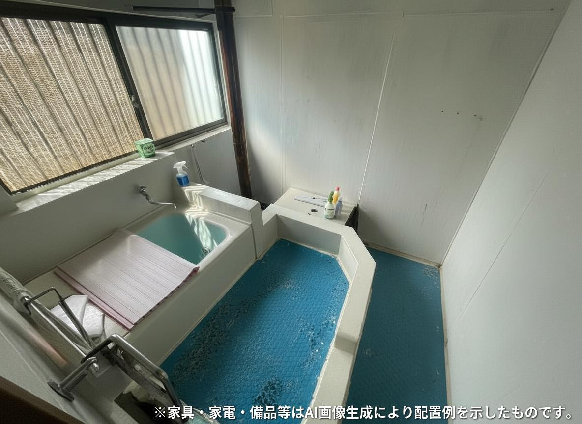 小美玉市堅倉　中古戸建の浴室