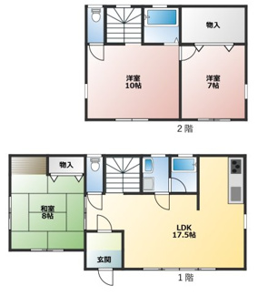 【間取り】 | 富士市大渕　貸戸建