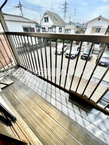 田能4丁目貸家のバルコニー