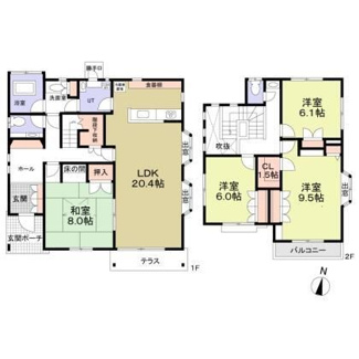【間取り】 | 成瀬８丁目戸建て