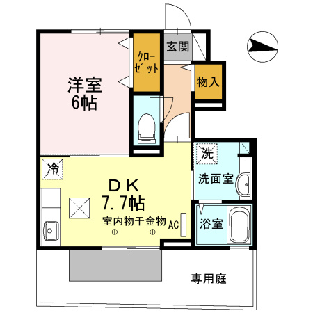 コンフォート倉の間取り