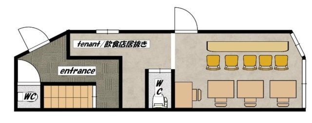 Ｌａｎｄ北新地の間取り