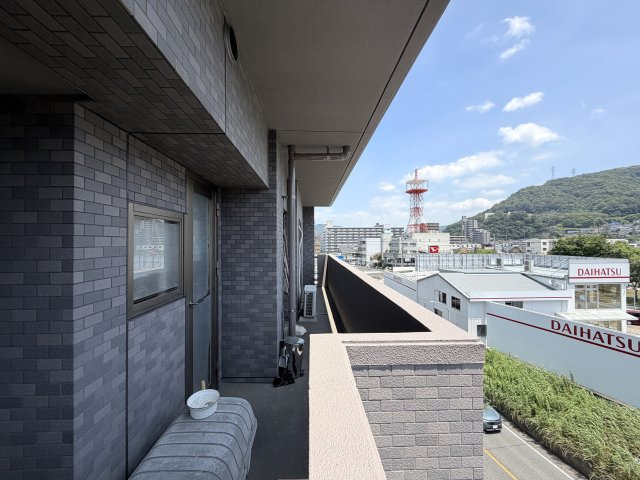 フローレンス矢野東グランドアーク壱番館の展望|東面のバルコニーです。