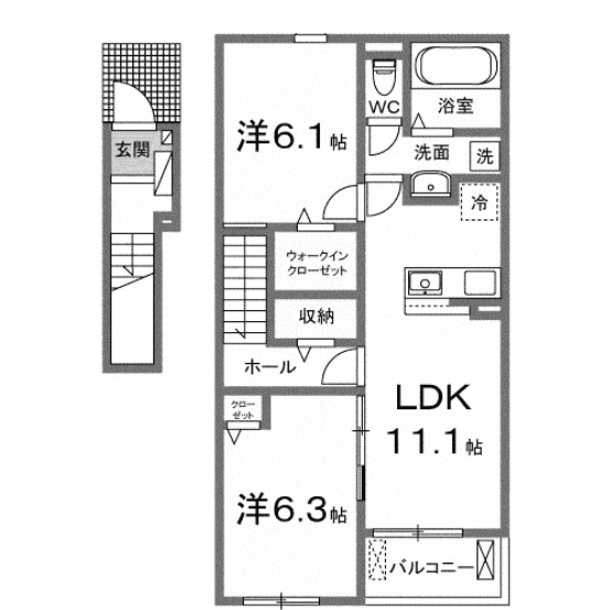 【間取り】 | グラシアⅤ