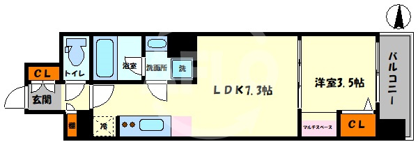 アーバネックス難波WESTの間取り|アーバネックス難波WEST 間取り