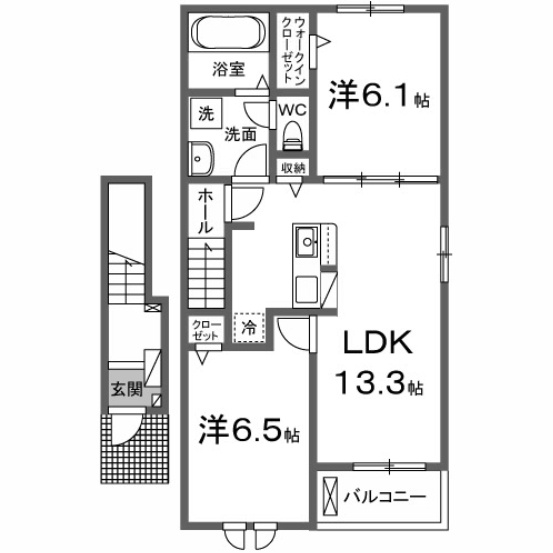 【間取り】 | ハイウィローⅥ