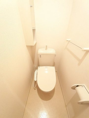 【トイレ】 | プラージュ　Ａ | 落ち着いたトイレです