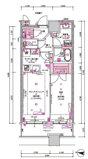 【間取り】 | 目黒第一マンションズ