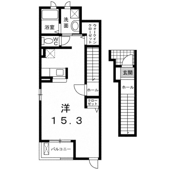 【間取り】 | ヴィラ　シンフォニーＡ