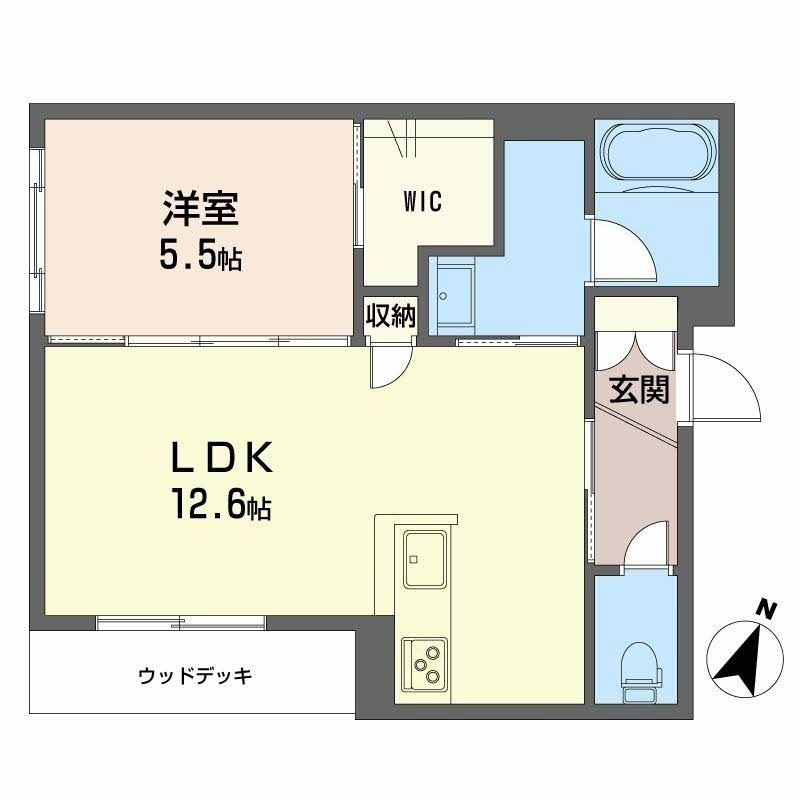 シャーメゾン ルーエの間取り