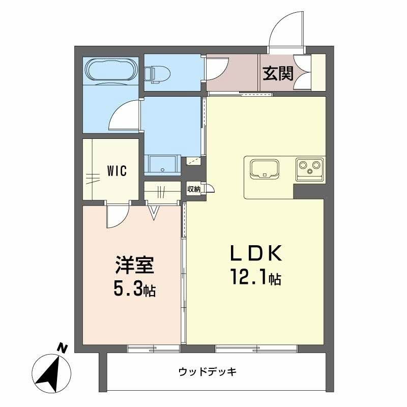 シャーメゾン ルーエの間取り