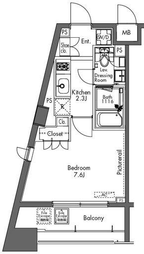 プラウドフラット三軒茶屋の間取り|★間取図★