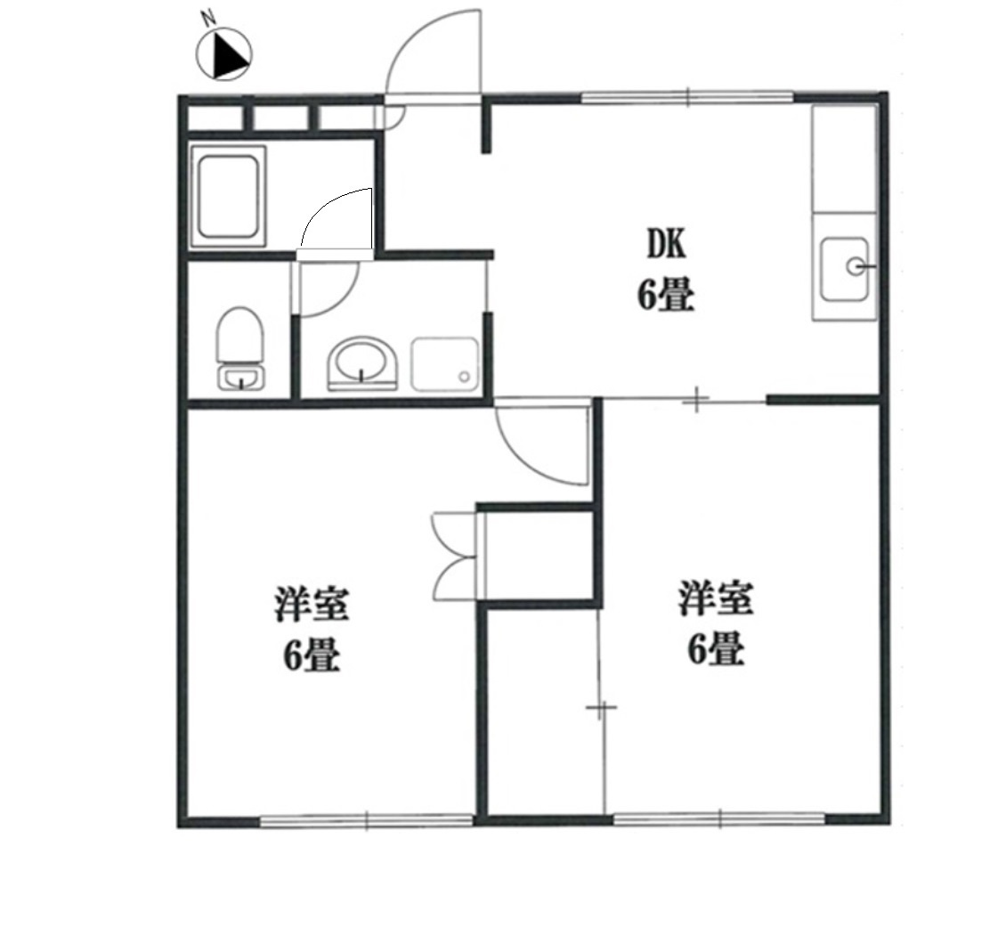クレソンエスト宇奈根の間取り