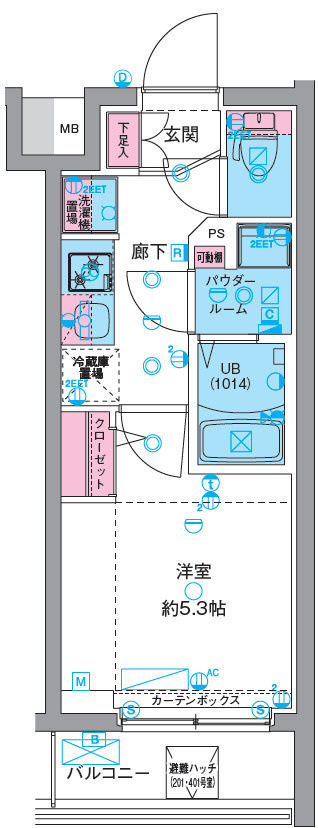 GENOVIA天王台の間取り