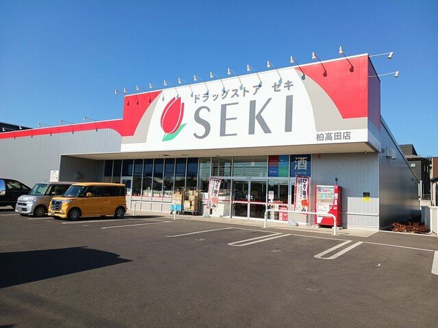 ジェルメ柏Ａ棟の周辺|ドラッグストアセキ柏高田店まで1200m