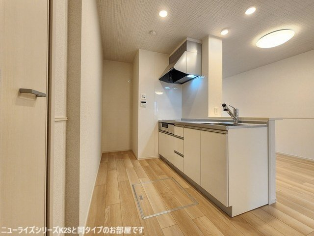 ジェルメ柏Ｂ棟のキッチン