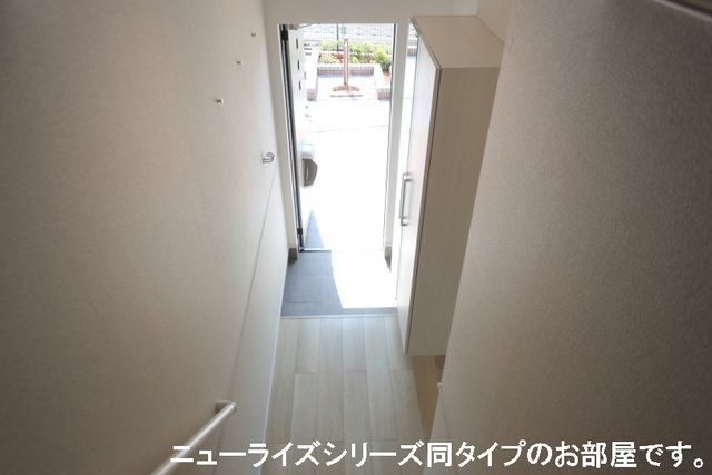 ジェルメ柏Ｂ棟の玄関