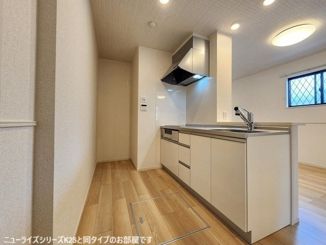 ジェルメ柏Ｄ棟のキッチン