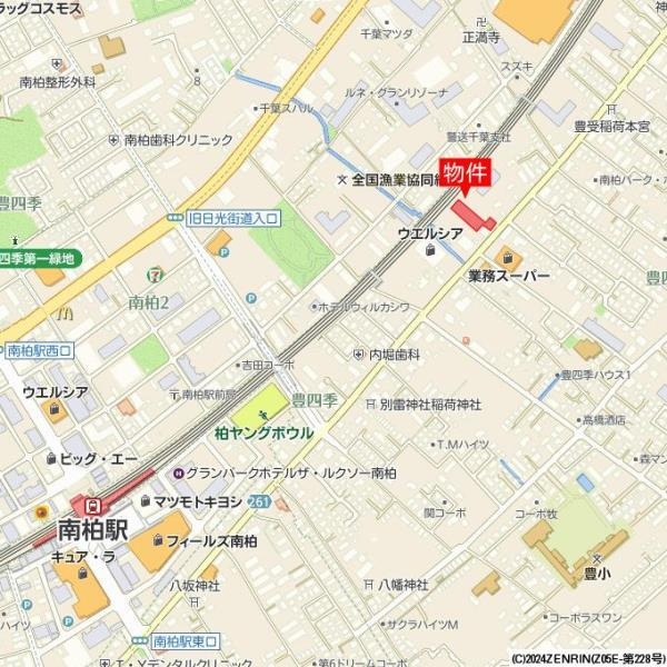 ＩＳＭ南柏の地図