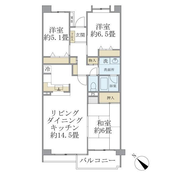 ＩＳＭ南柏の間取り