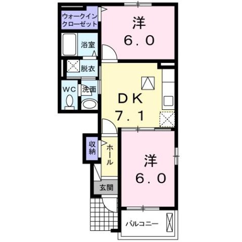 ピサンリの間取り