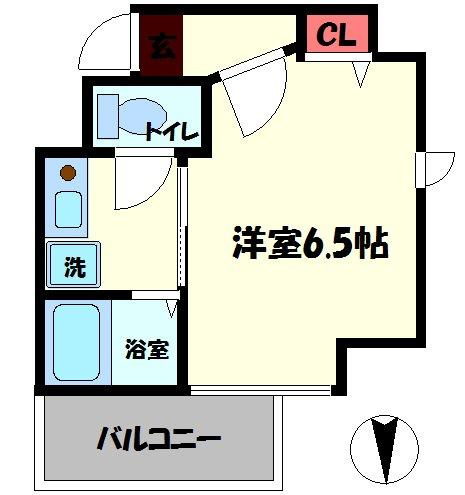 プレサンス難波WESTの間取り|間取り